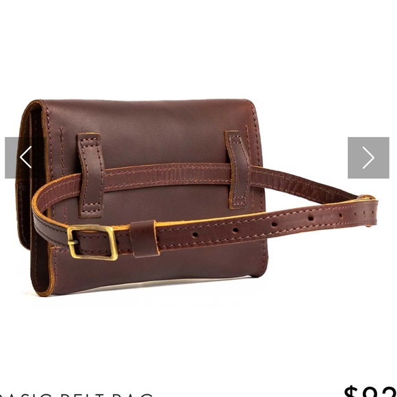 Portland Leather basic belt bag in cognac. Excellent used condition! - Picture 7 of 12